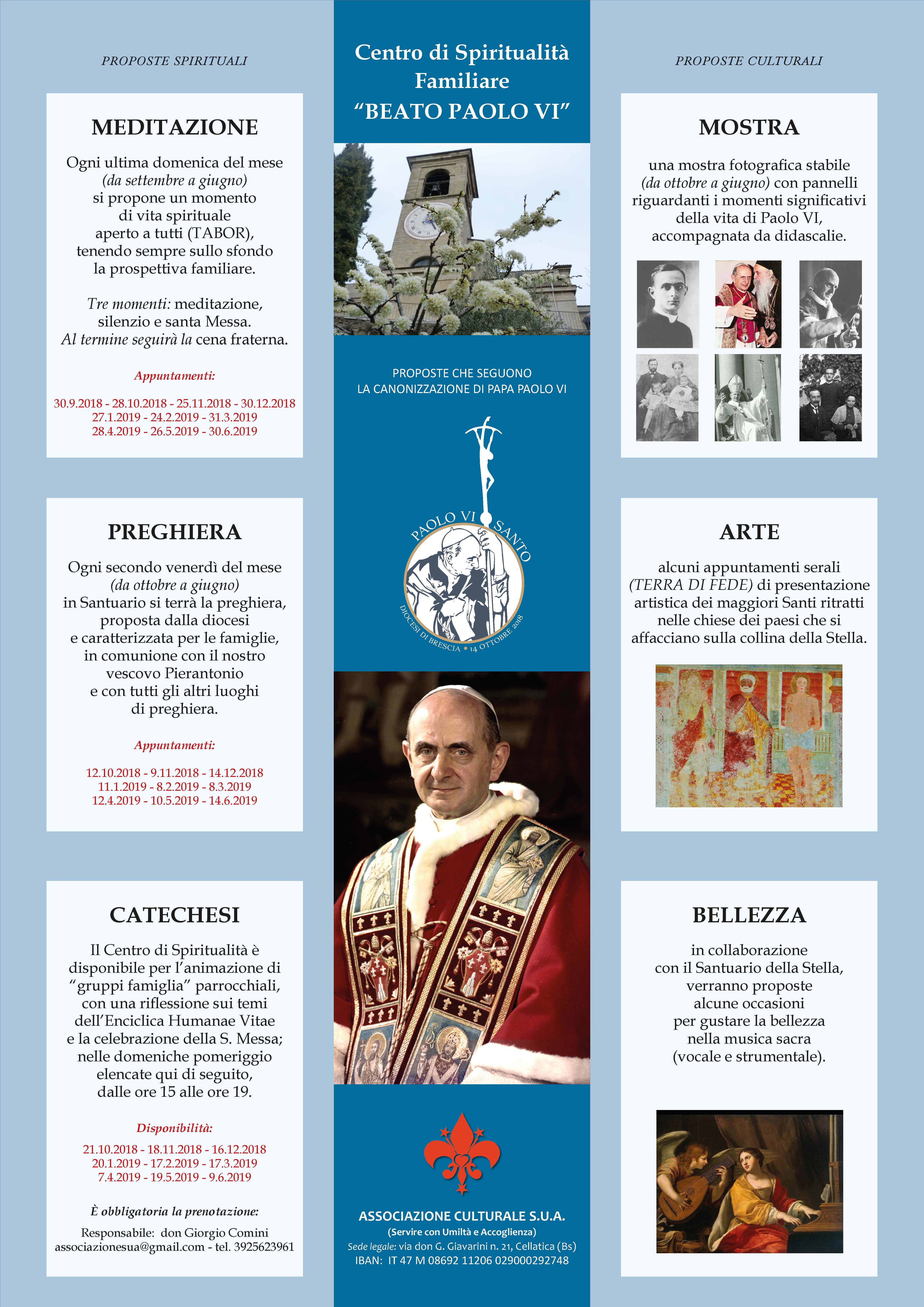 Inizizative per Paolo VI Santo