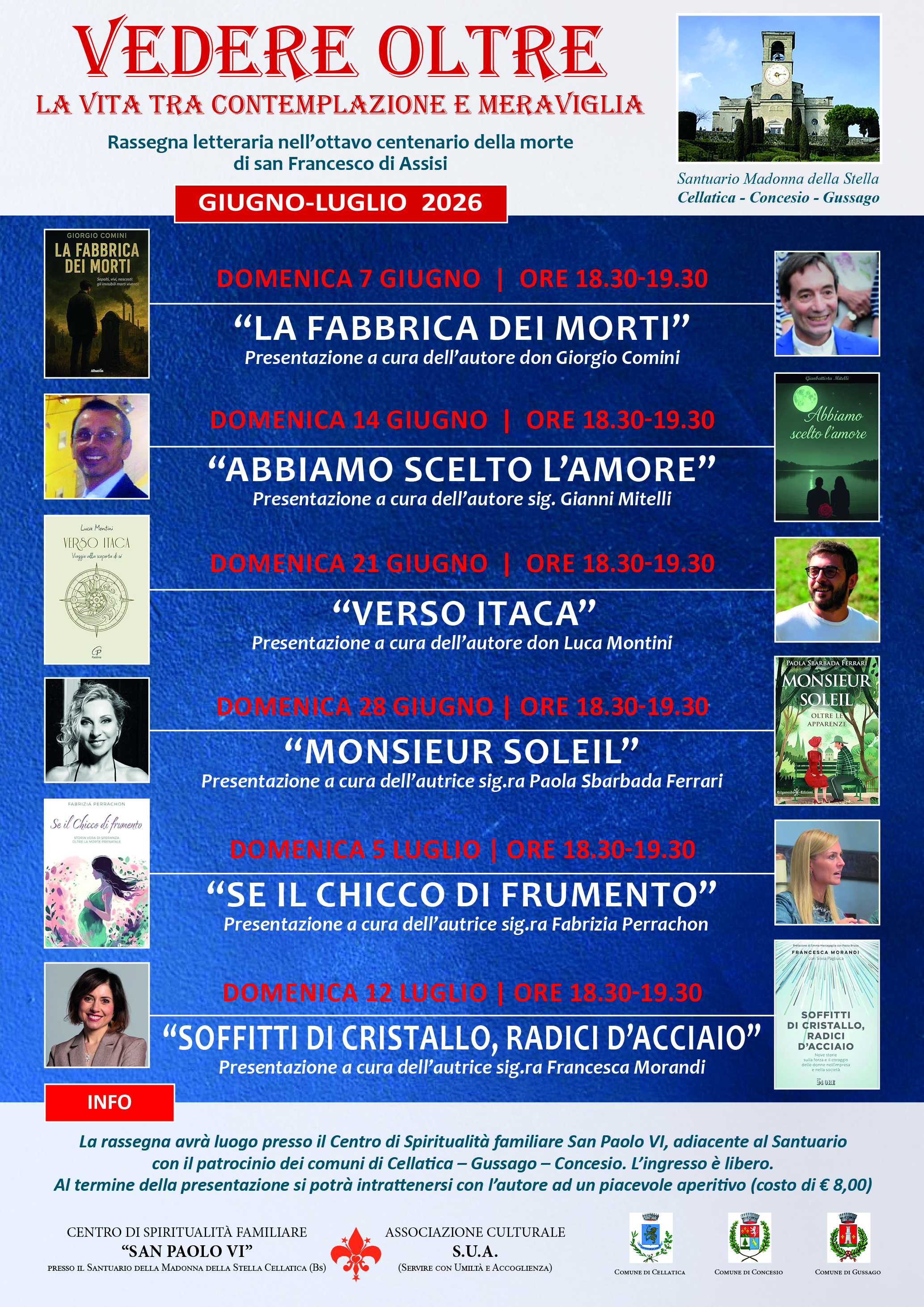Locandina presentazione libri 2026